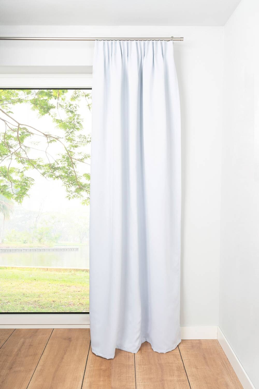 Kombivorhang 2er Pack Day&Night weiß B/L: ca. 135x300 cm