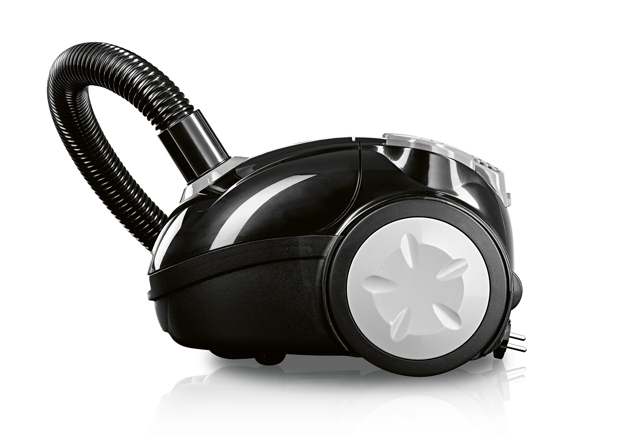 CLEANmaxx Beutelstaubsauger schwarz grau B/H/L: ca. 28x28,5x40 cm