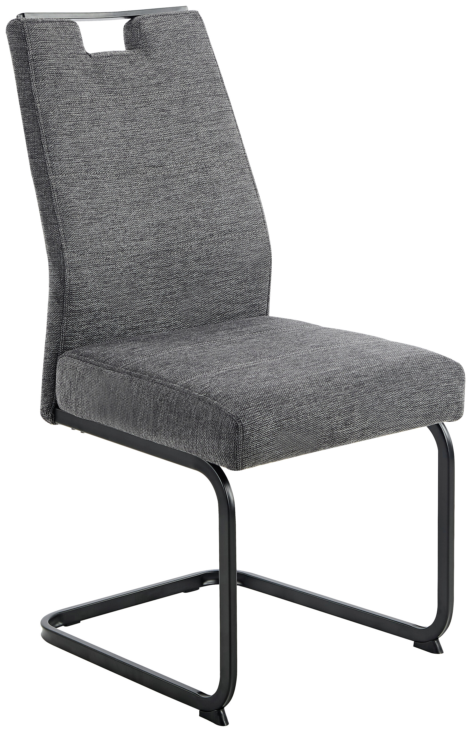 Schwingstuhl Kerstin II anthrazit Webstoff B/H/T: ca. 47x100x65 cm