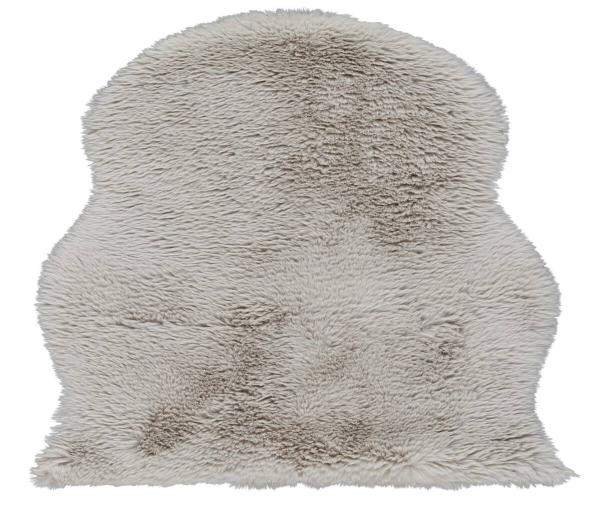 Fellimitat Mick silber B/L: ca. 55x80 cm