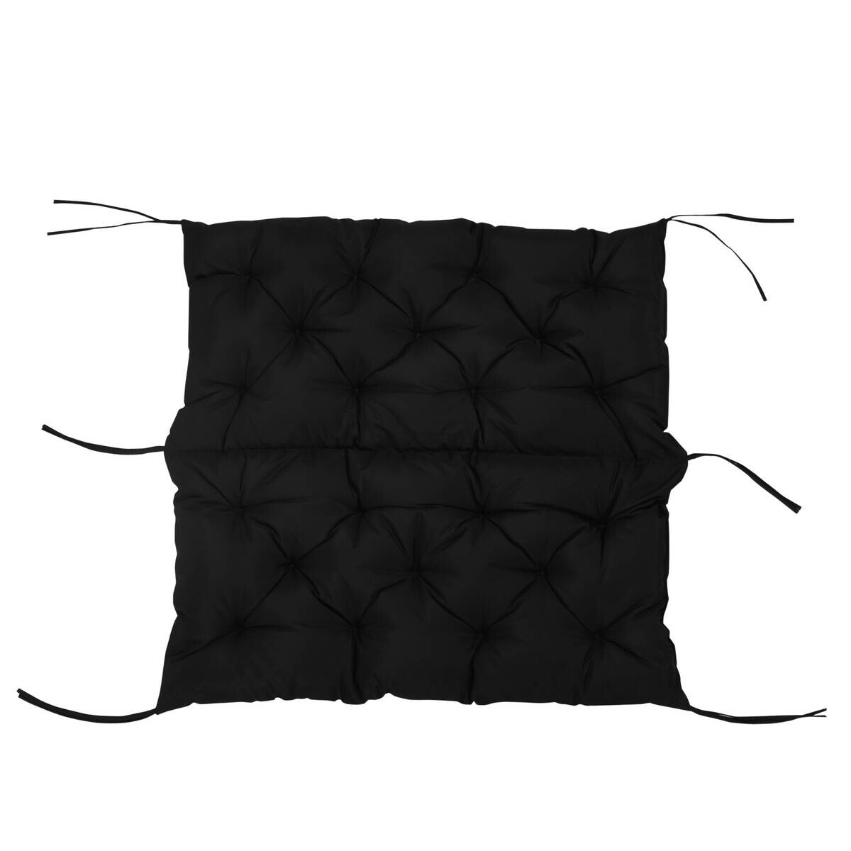 Outsunny Bankauflage schwarz Schaumstoff B/H/L: ca. 98x8x100 cm