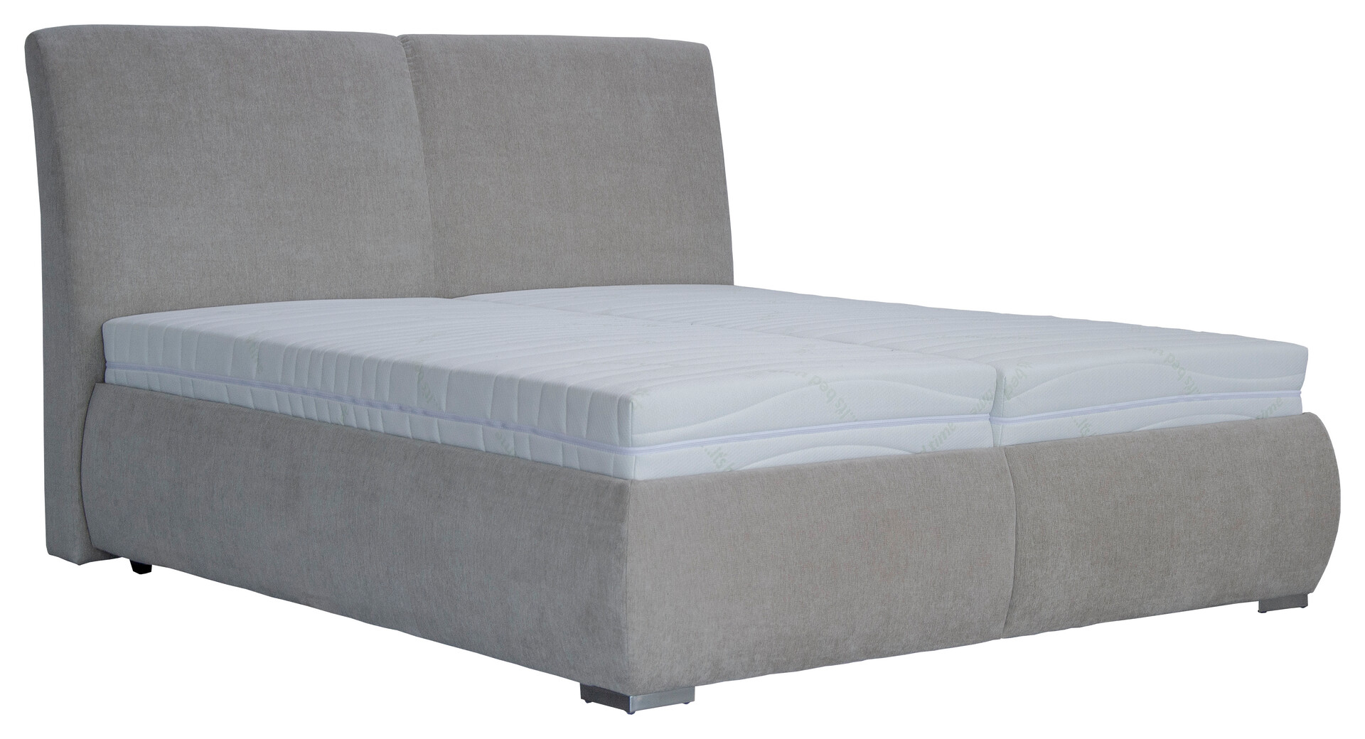 Polsterbett Valeria grau Liegefläche B/L: ca. 180x200 cm