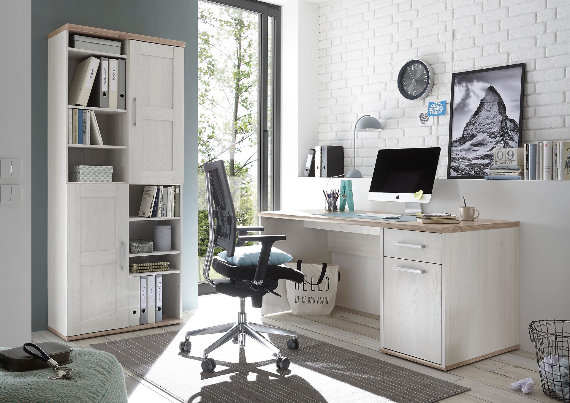 Schreibtisch Romance Sibiu Lärche Nachbildung San-Remo Nachbildung B/H/T: ca. 160x76x73 cm