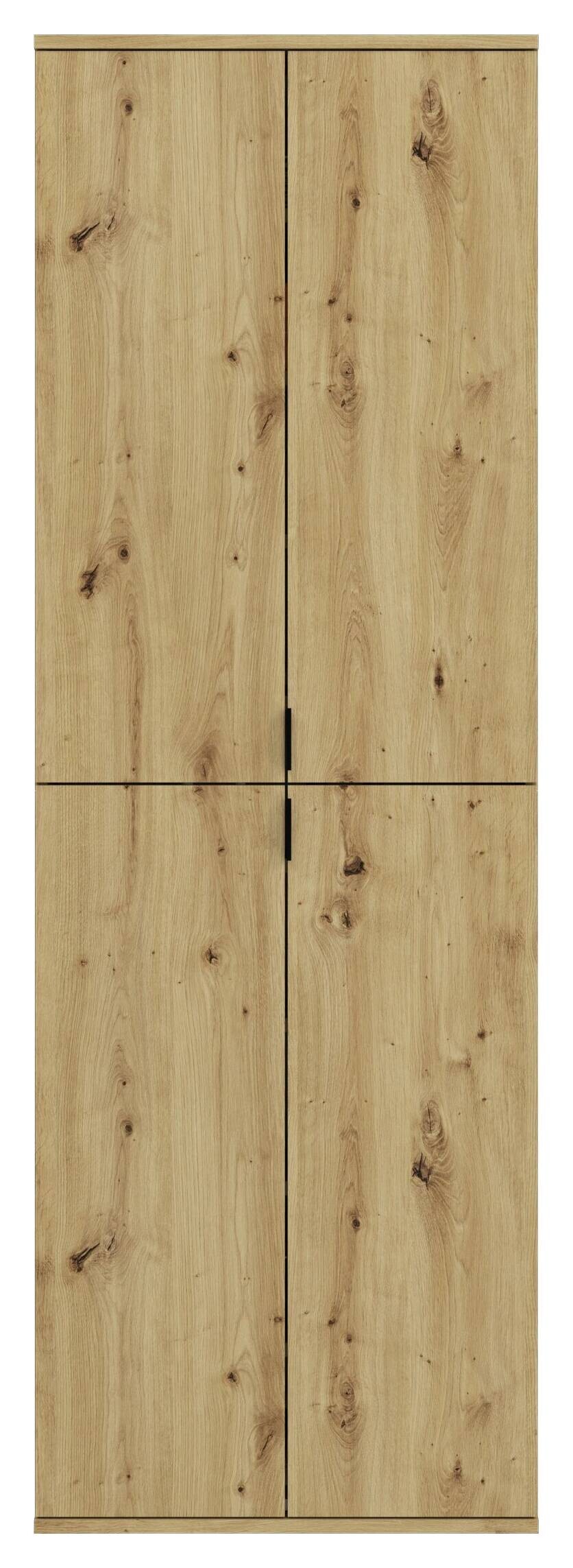Garderobe PROJEKT Eiche Artisan Nachbildung B/H/T: ca. 122x193x34 cm