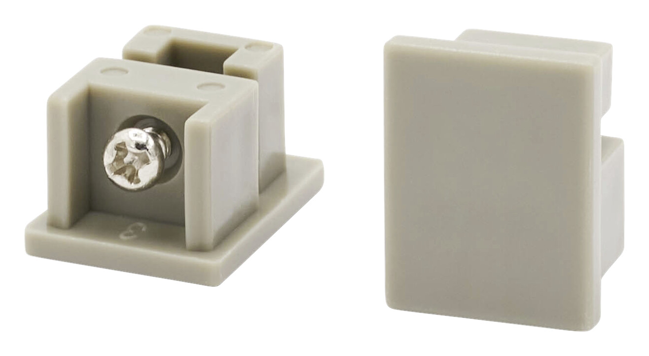 ondeco Endkappe smart Edelstahloptik Kunststoff 1.0 Läufe