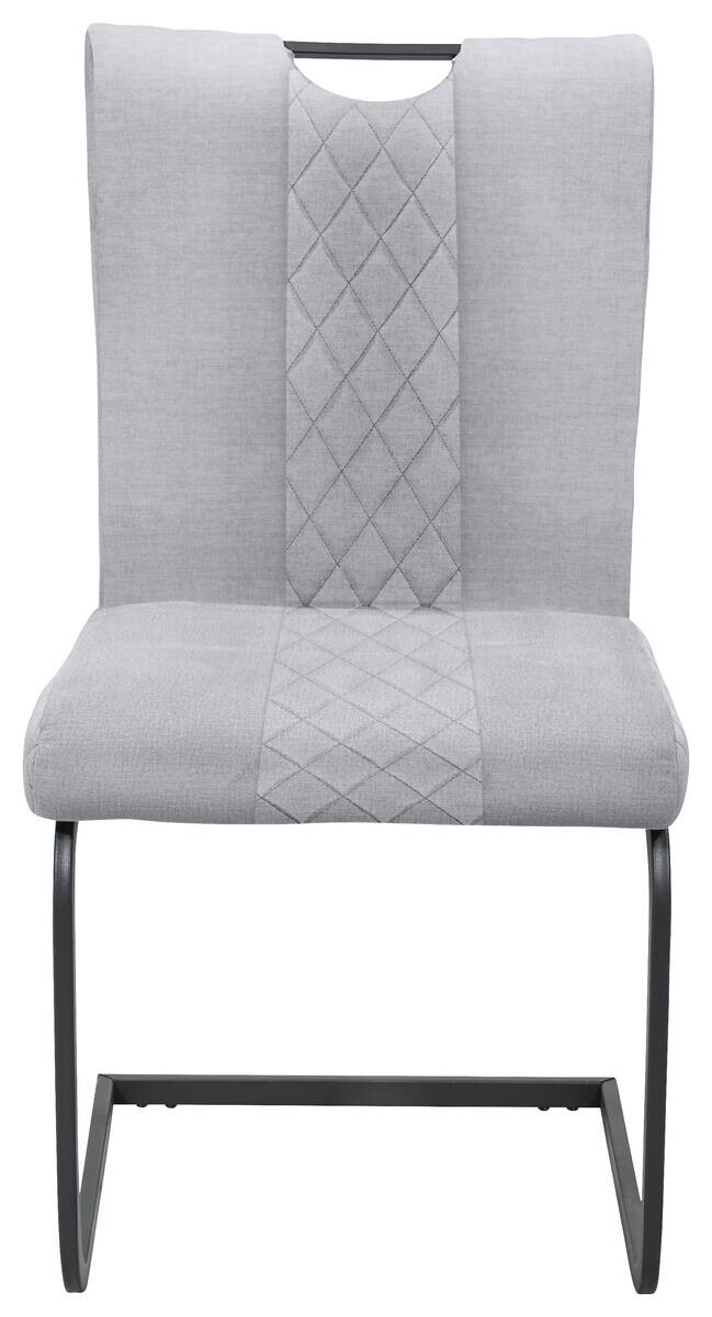 Schwingstuhl Alabama hellgrau Microfaser B/H/T: ca. 50x94x60 cm Schwingstuhl Alabama hellgrau Microfaser B/H/T: ca. 50x94x60 cm