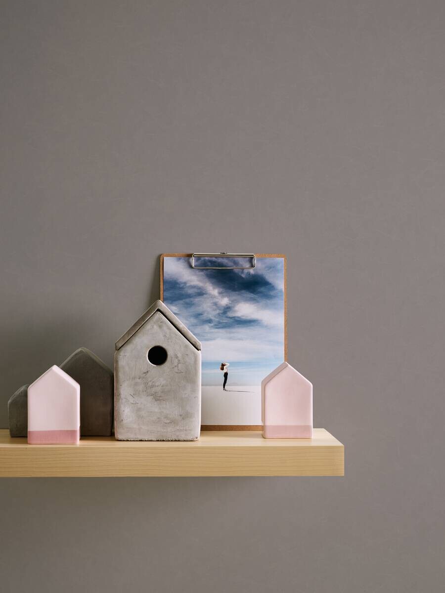 A.S.Creation Vliestapete New Life Uni grau B/L: ca. 53x1005 cm