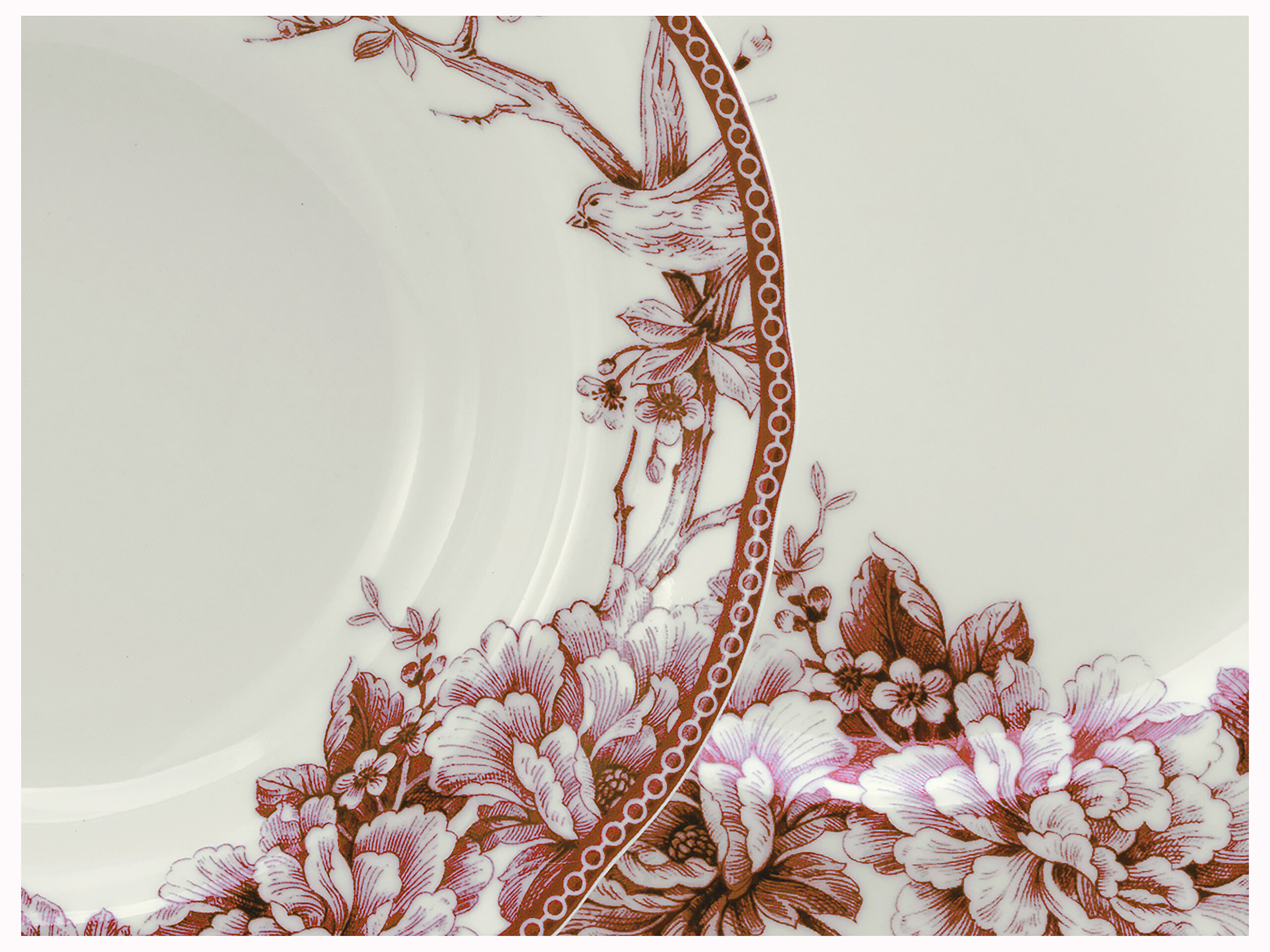 CreaTable Tafelservice Adelaide Rot rot Porzellan 8 tlg.