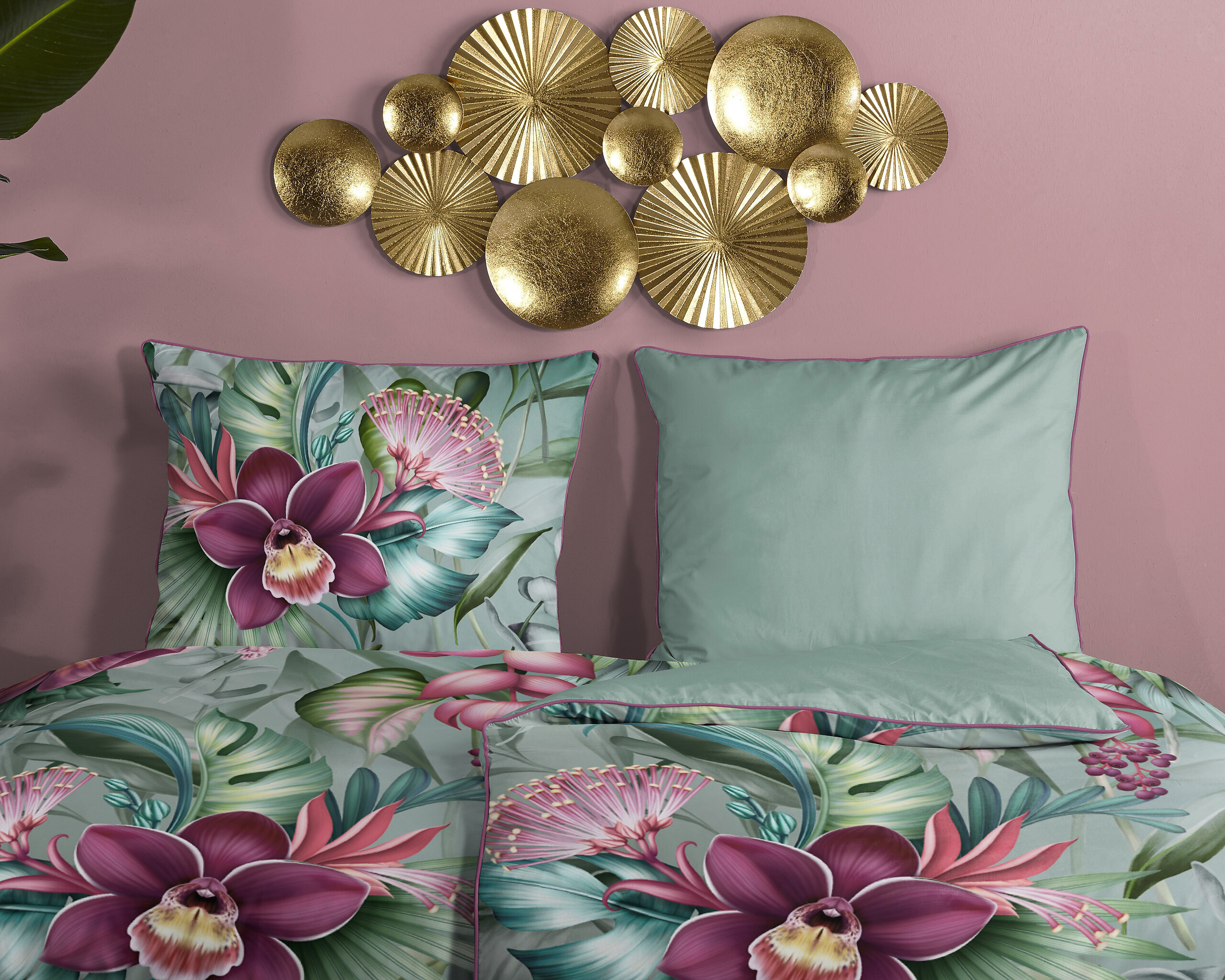 Baumwoll Bettwäsche Allison Satin