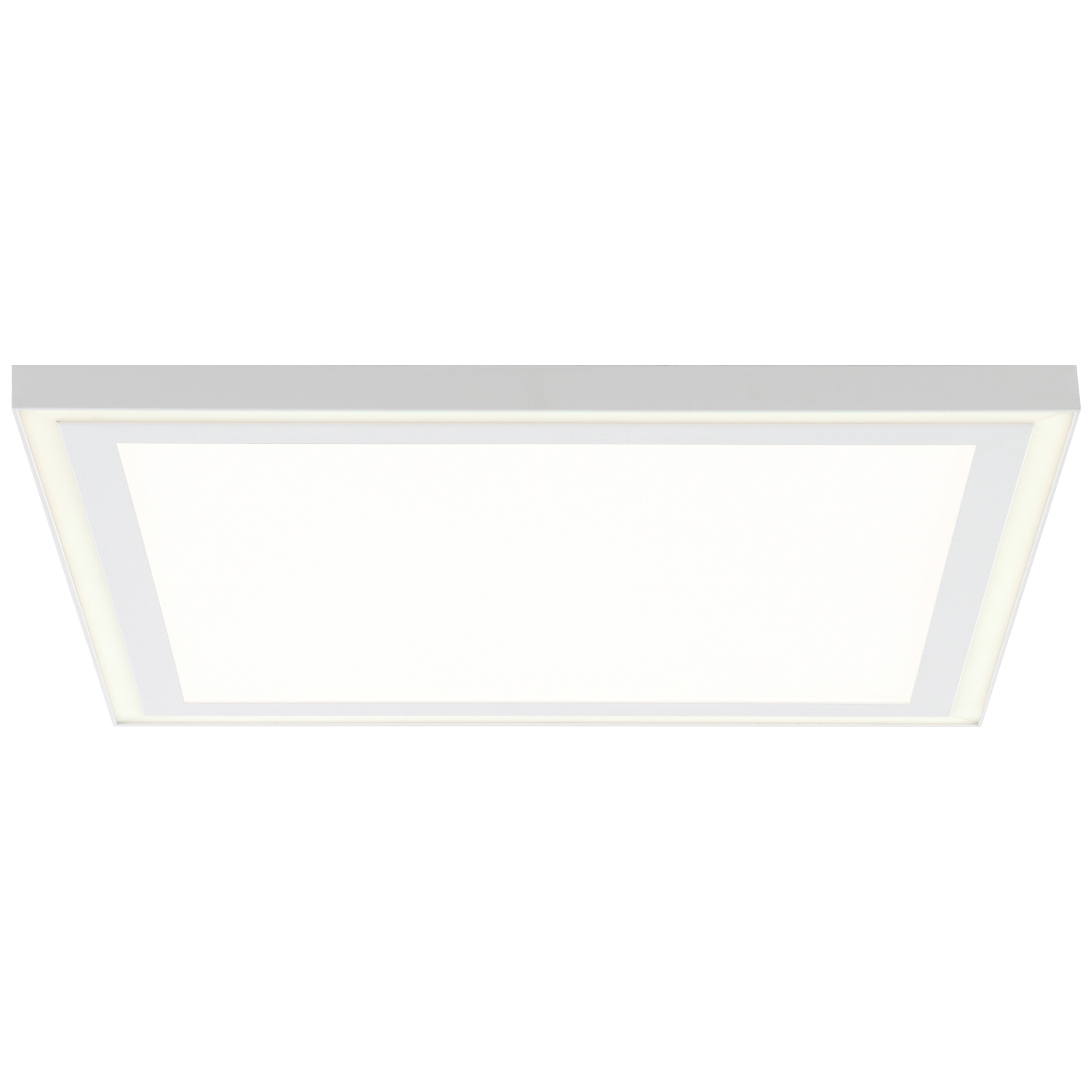 Brilliant Deckenleuchte Laurice G99309/05 weiß Kunststoff Metall B/H/L: ca. 40x5x40 cm