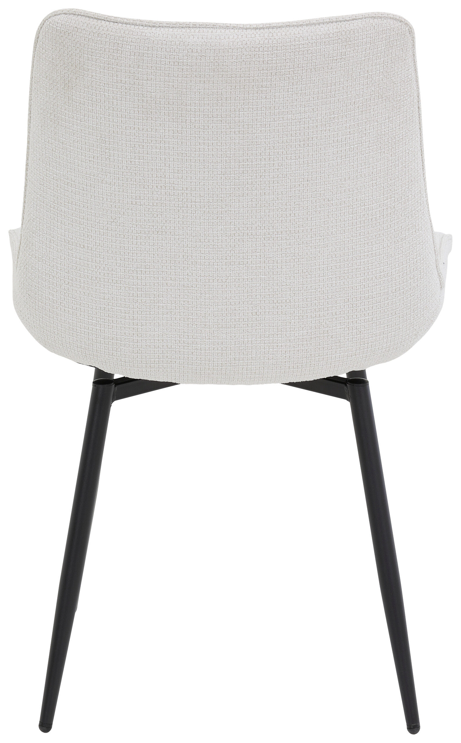 Stuhl Newport, 4er-Set beige Microfaser Webstoff B/H/T: ca. 54x85x63 cm