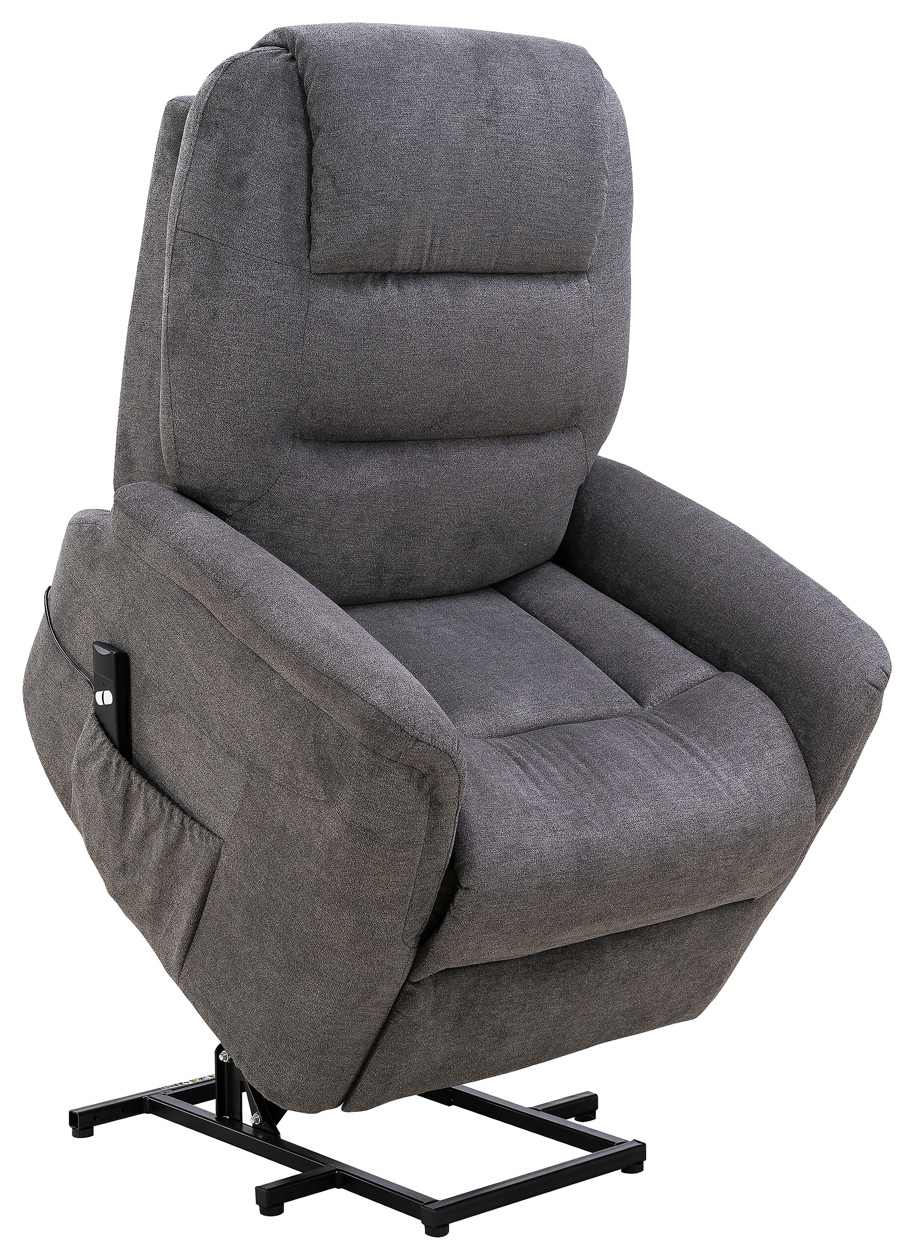 Sessel grau Microfaser B/H/T: ca. 88x106x93 cm