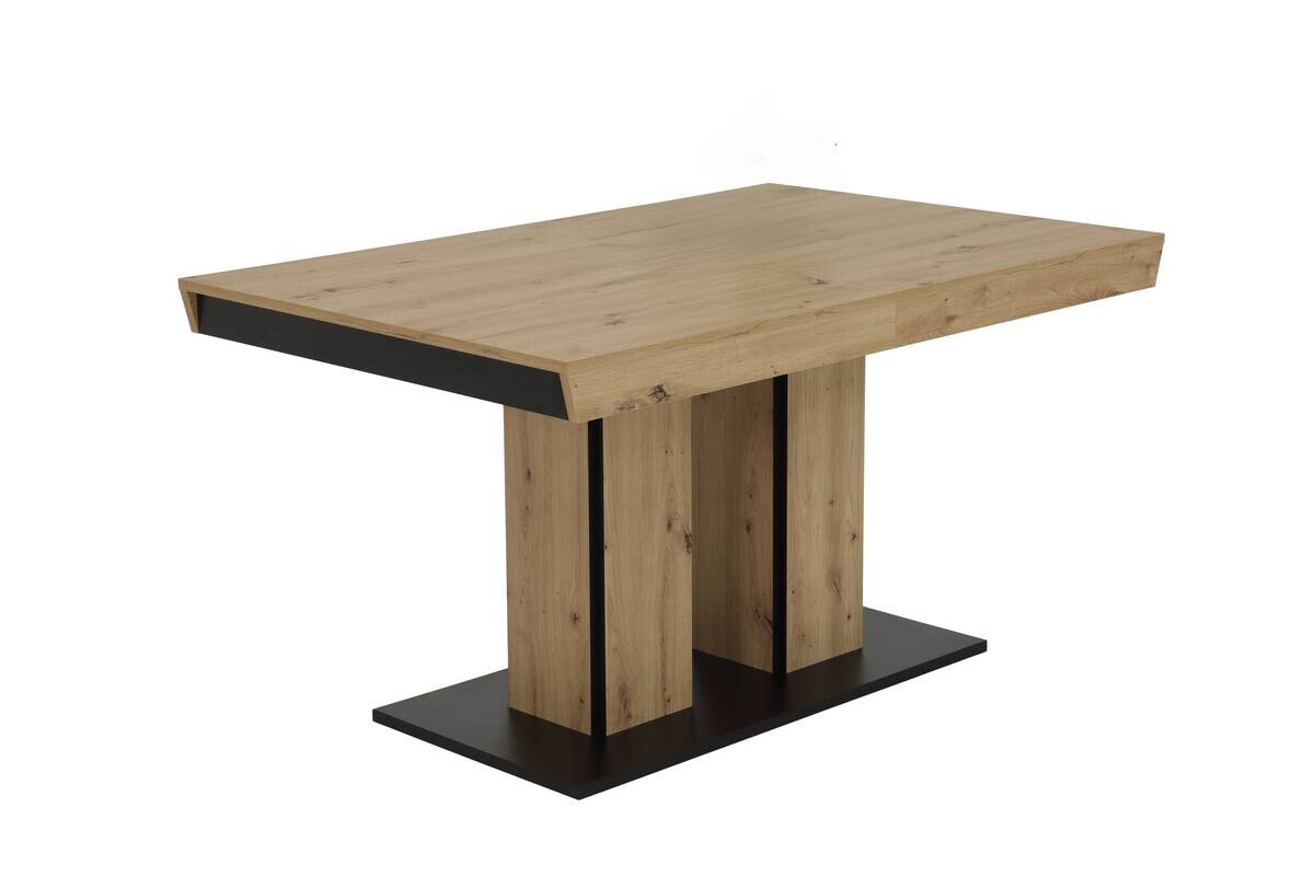 Essgruppe Britta I Eiche anthrazit Holzwerkstoff B/H/T: ca. 220x76x90 cm