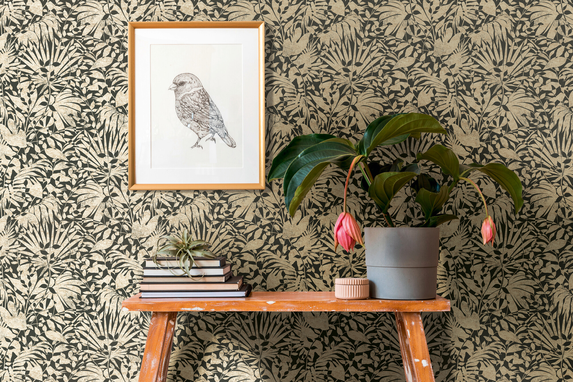 A.S.Creation Vliestapete schwarz gold B/H/D: ca. 53x1005x8,5 cm