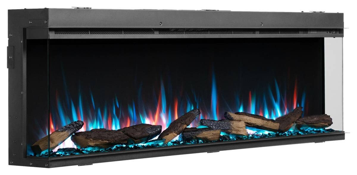 Balderia Elektrischer-Kamin EF410A Athena 60" schwarz B/H/T: ca. 153x50x21 cm ca. 1500 W