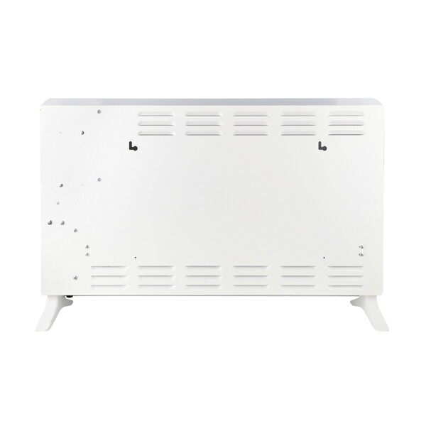 Glasradiator weiß Metall Kunststoff B/H/L: ca. 20x47x76,5 cm ca. 2000 W