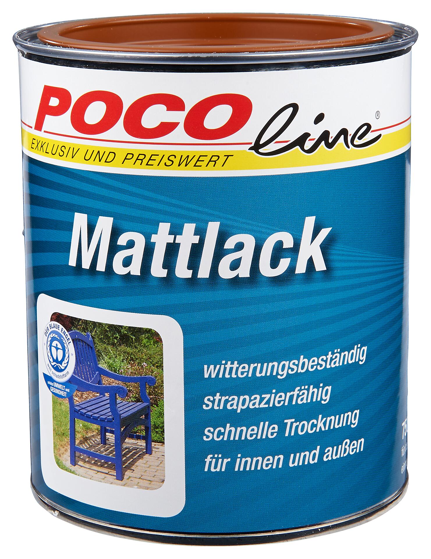 POCOline Acyl Buntlack lehmbraun seidenmatt ca. 0,75 l