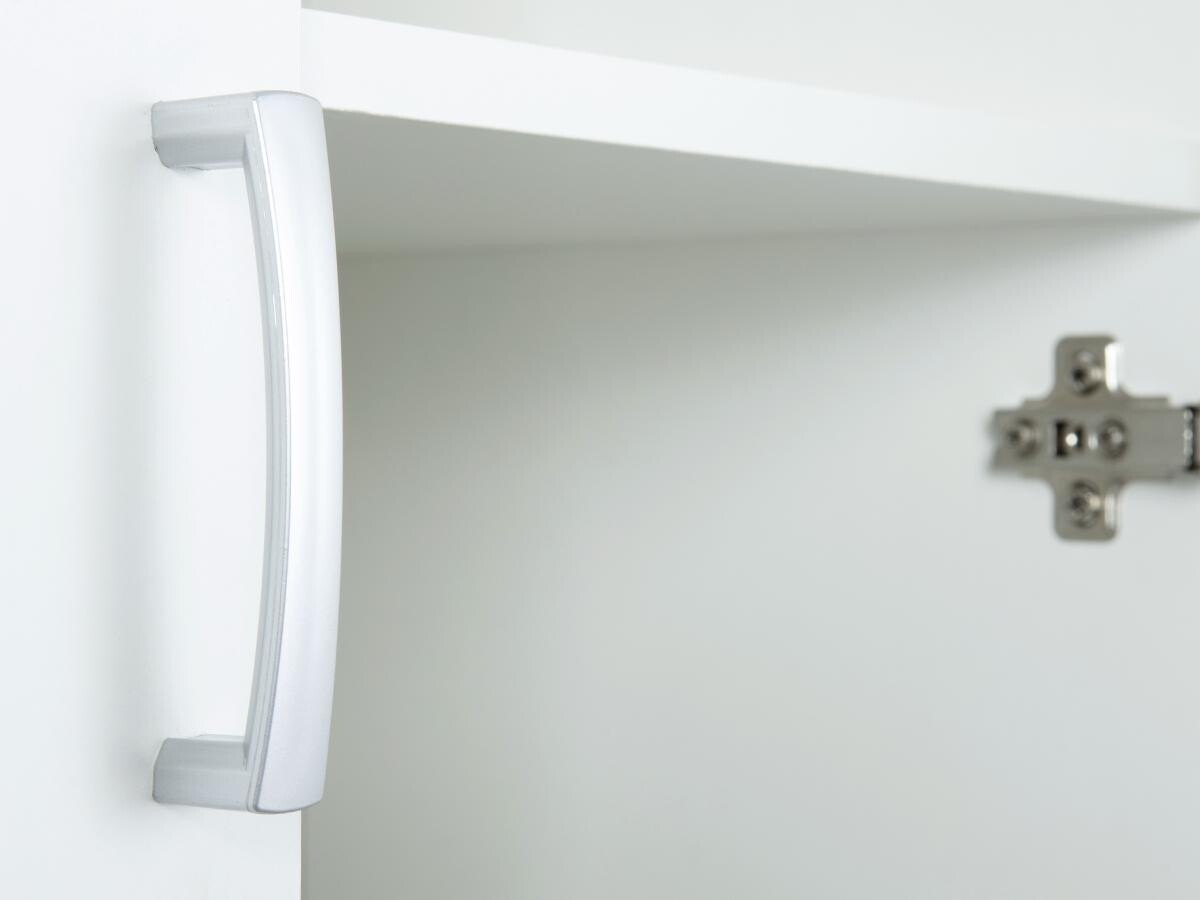 Mehrzweckschrank Arconati weiß B/H/T: ca. 70x189x34 cm