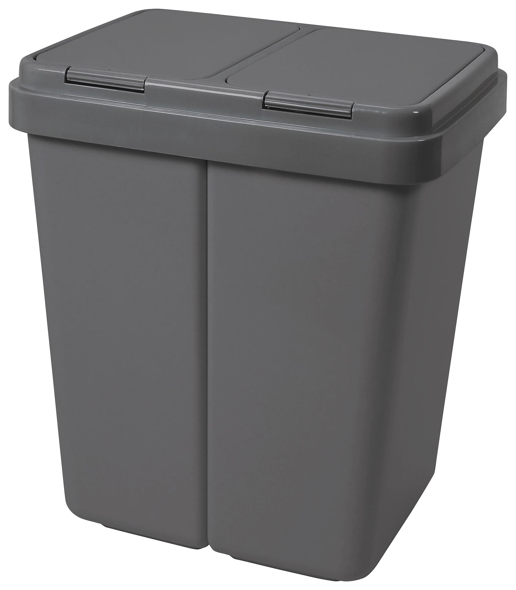 Mülleimer anthrazit B/H/L: ca. 44x49x33 cm