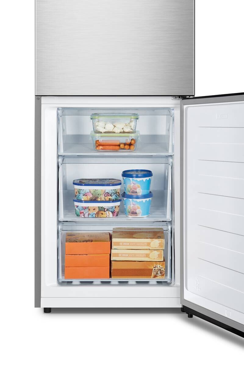 Hisense Kühl-/Gefrierkombination RB3N300NECA Inox B/H/T: ca. 59,5x187,3x59 cm