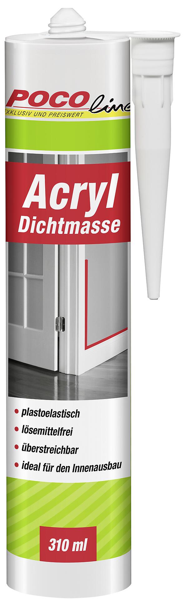 POCOline Acryl Fugendicht weiß ca. 0,31 l
