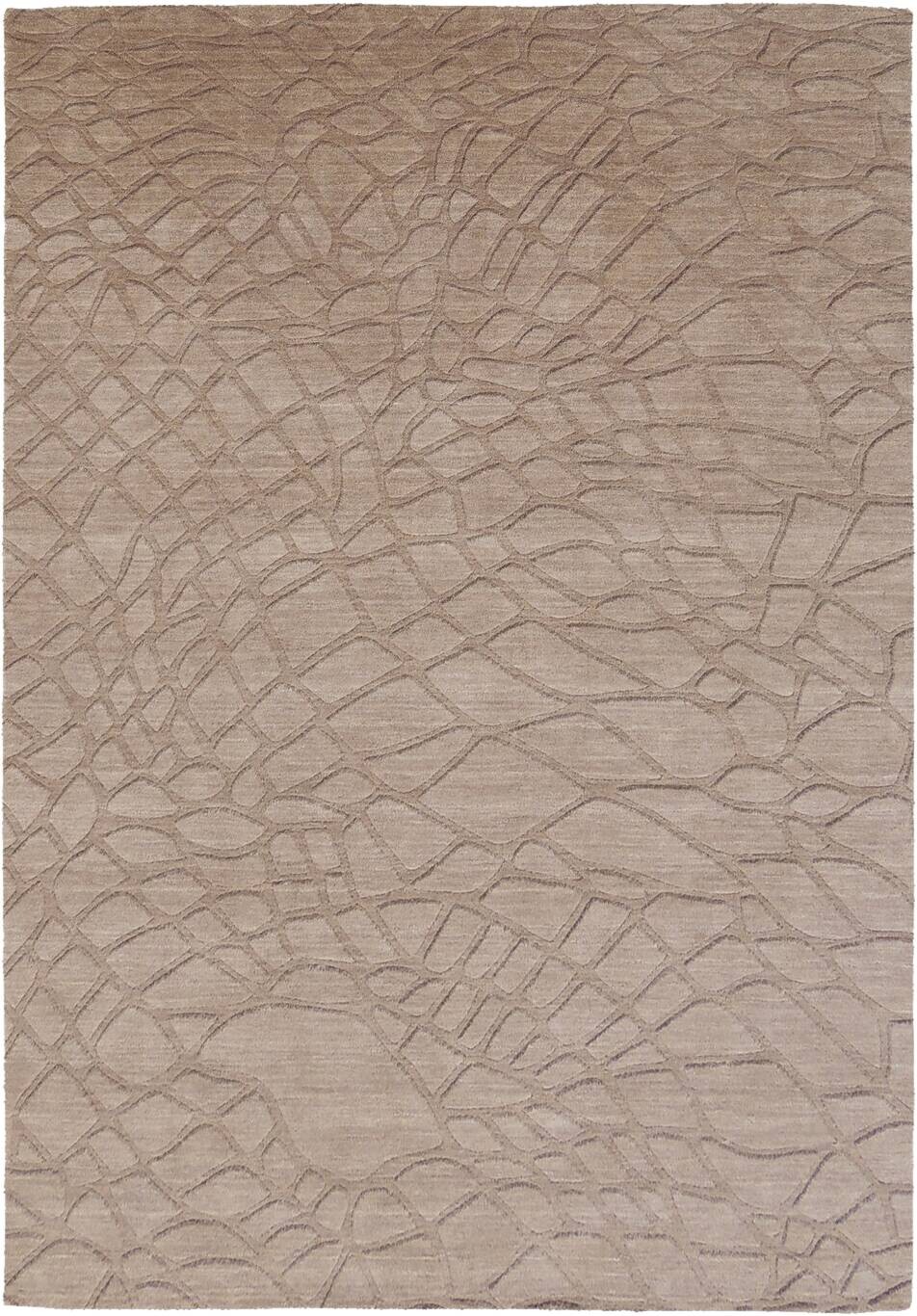 Kayoom Kurzflorteppich Ganges 710 braun B/L: ca. 80x150 cm