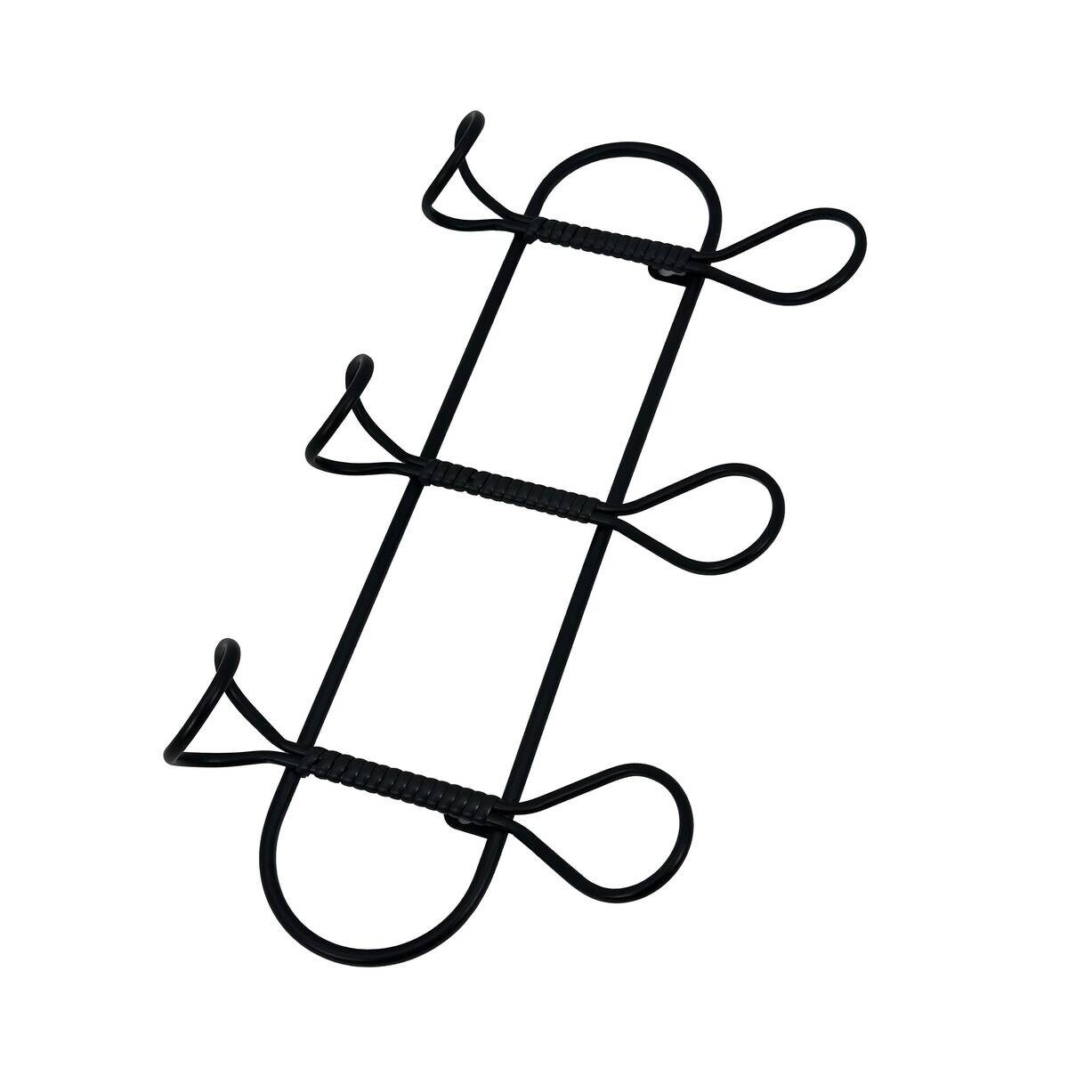 Garderobenleiste Sensation schwarz Metall Kunststoff B/H/T: ca. 48x23x6,5 cm Garderobenleiste Sensation schwarz Metall Kunststoff B/H/T: ca. 48x23x6,5 cm