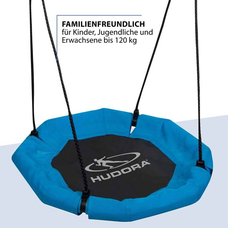 Hudora Nestschaukel Octagon 110 blau B/H/L: ca. 110x10x110 cm