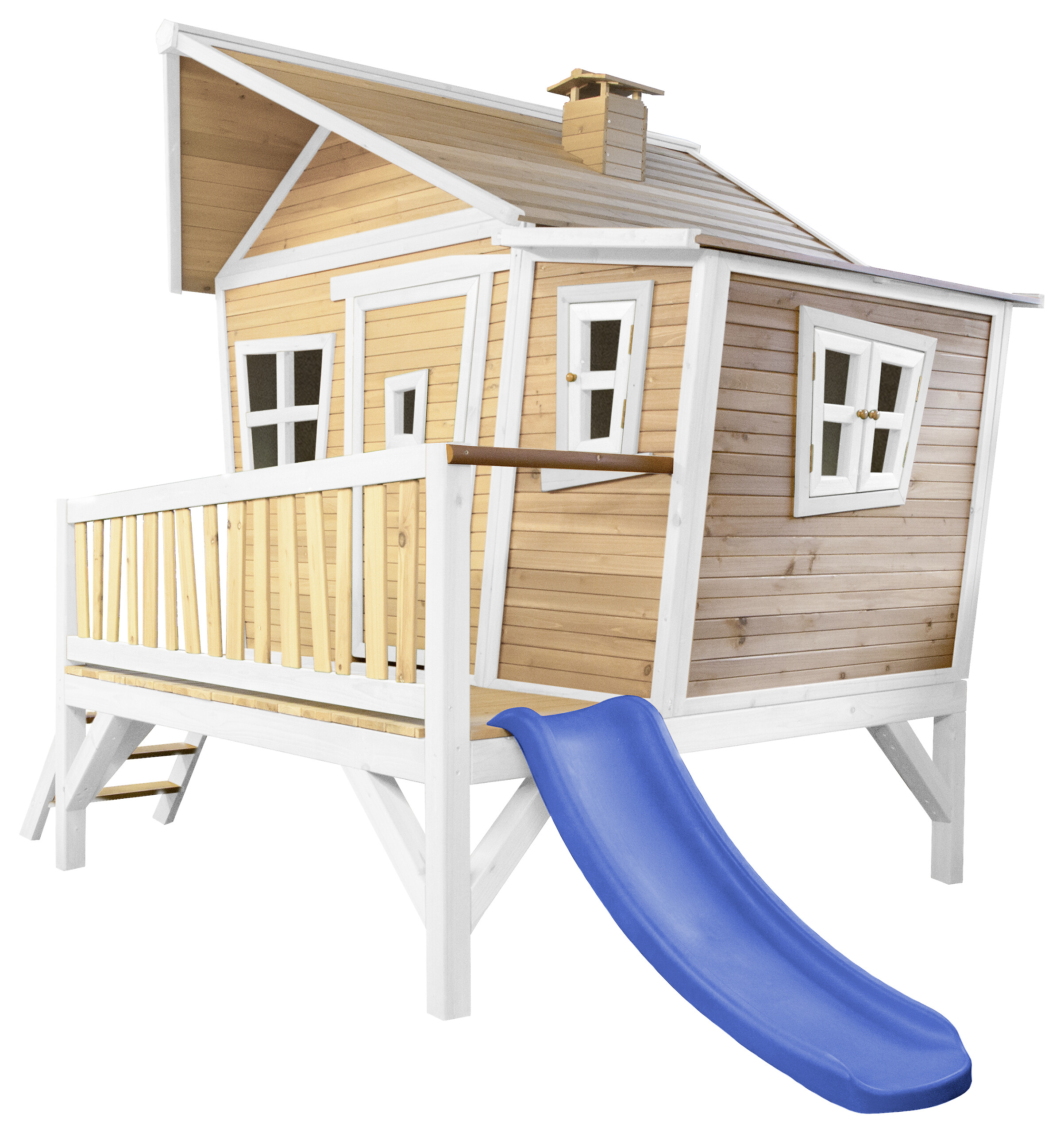 AXI Spielhaus Emma braun B/H/L: ca. 349x227x193 cm