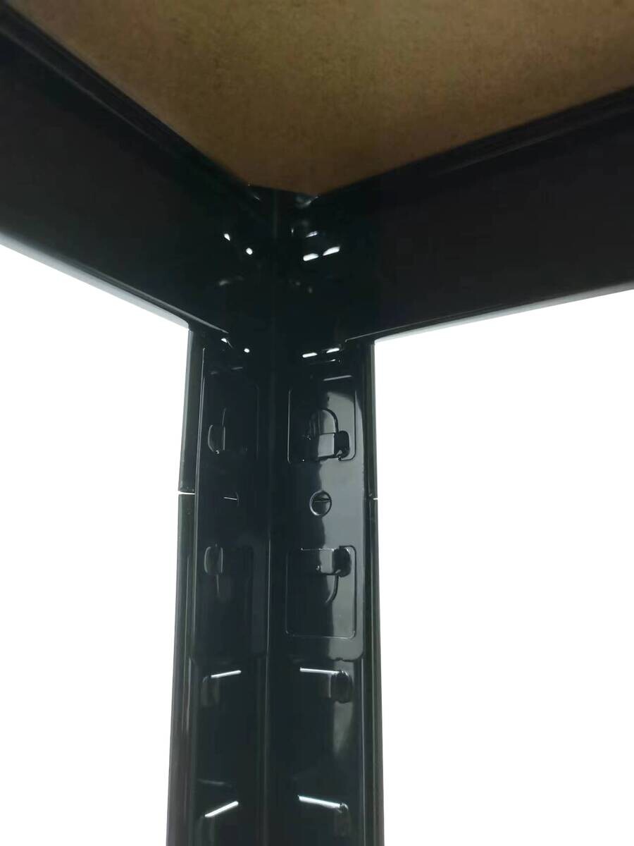 Schwerlaststeckregal schwarz B/H/T: ca. 90x180x60 cm