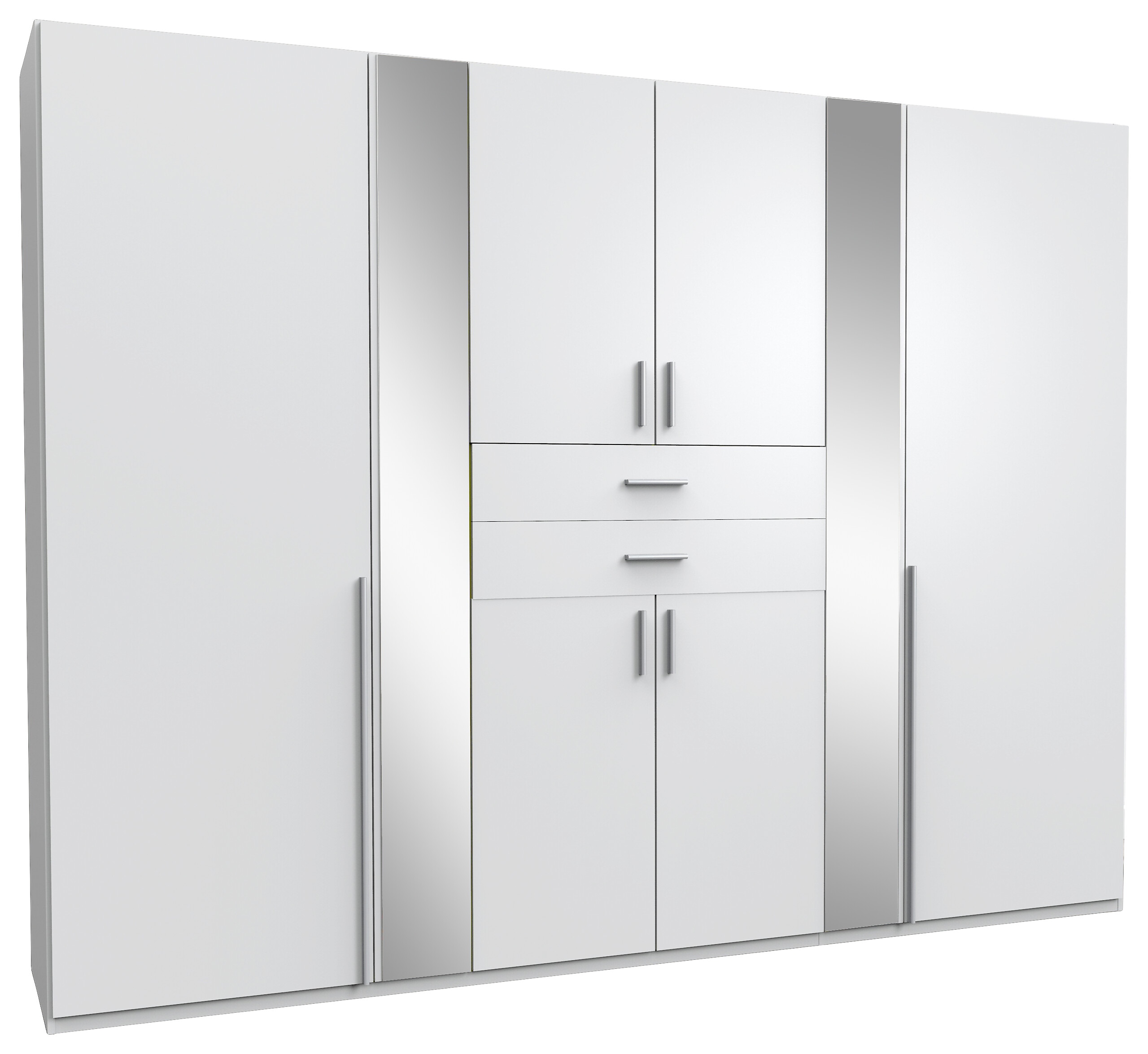 Kleiderschrank Vanea weiß B/H/T: ca. 270x210x58 cm Kleiderschrank Vanea weiß B/H/T: ca. 270x210x58 cm