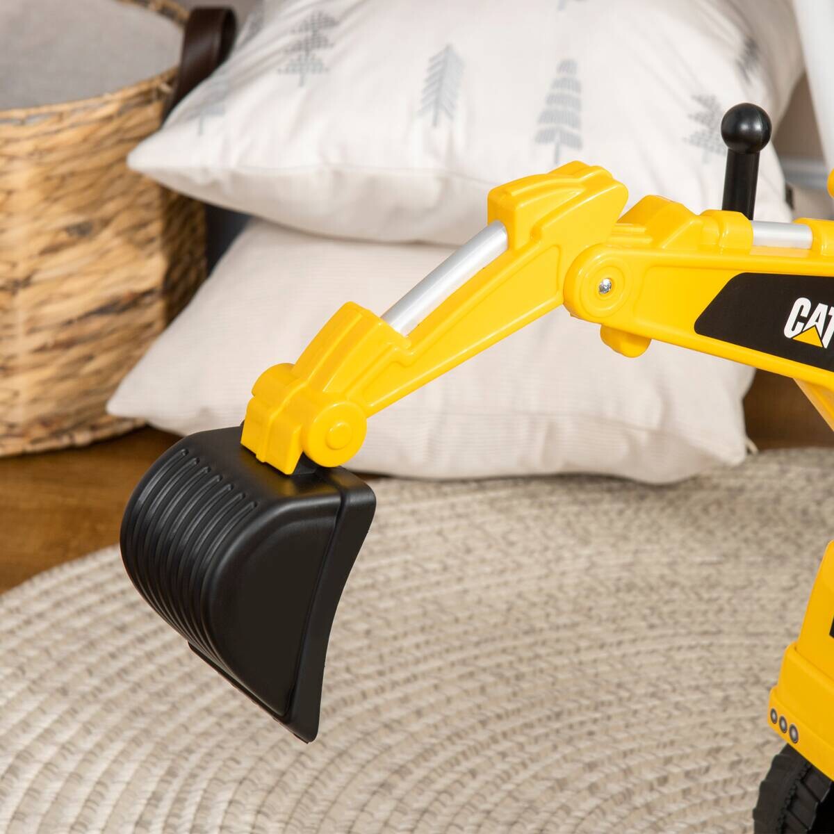 HOMCOM Kinder-Fahrzeug gelb B/H/L: ca. 27,5x85x47,5 cm