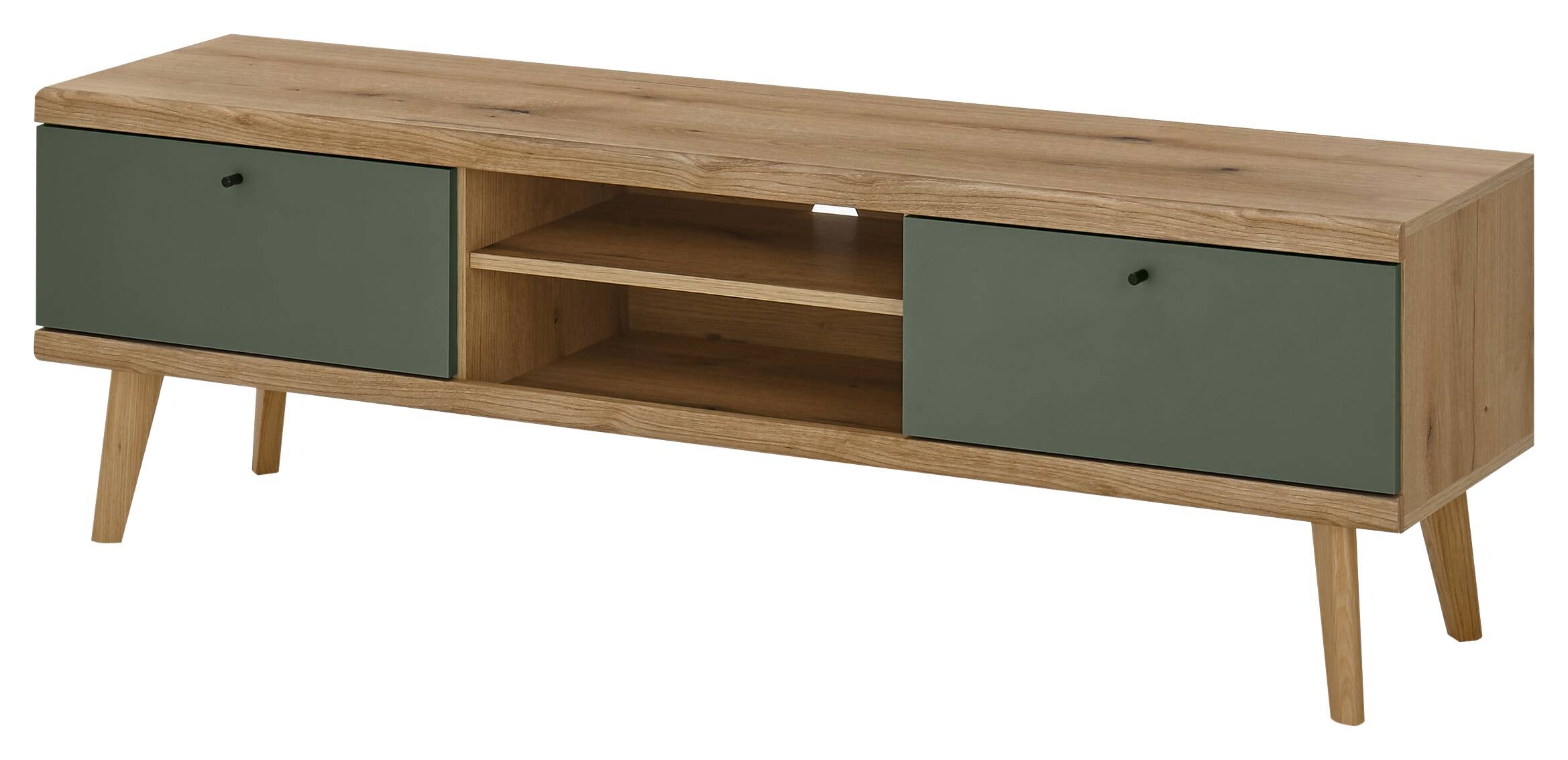 Lowboard Alva Eiche Evoke Coast Nachbildung salbei B/H/T: ca. 160x50x40 cm