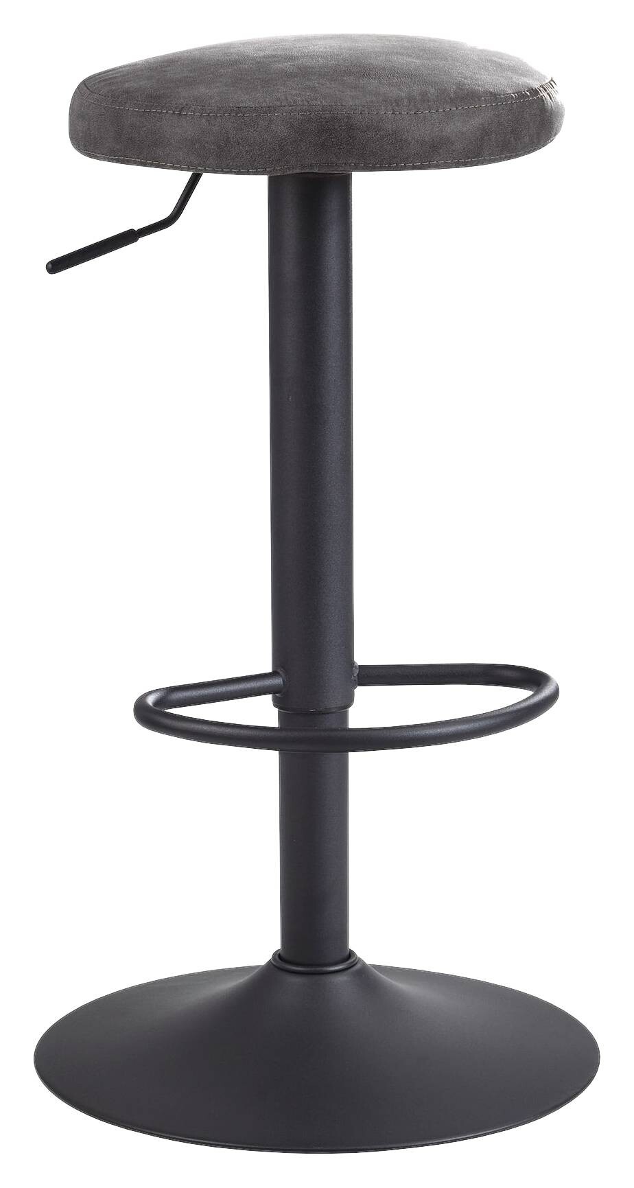 Barhocker grau Polyester B/H/T: ca. 40x79x40 cm