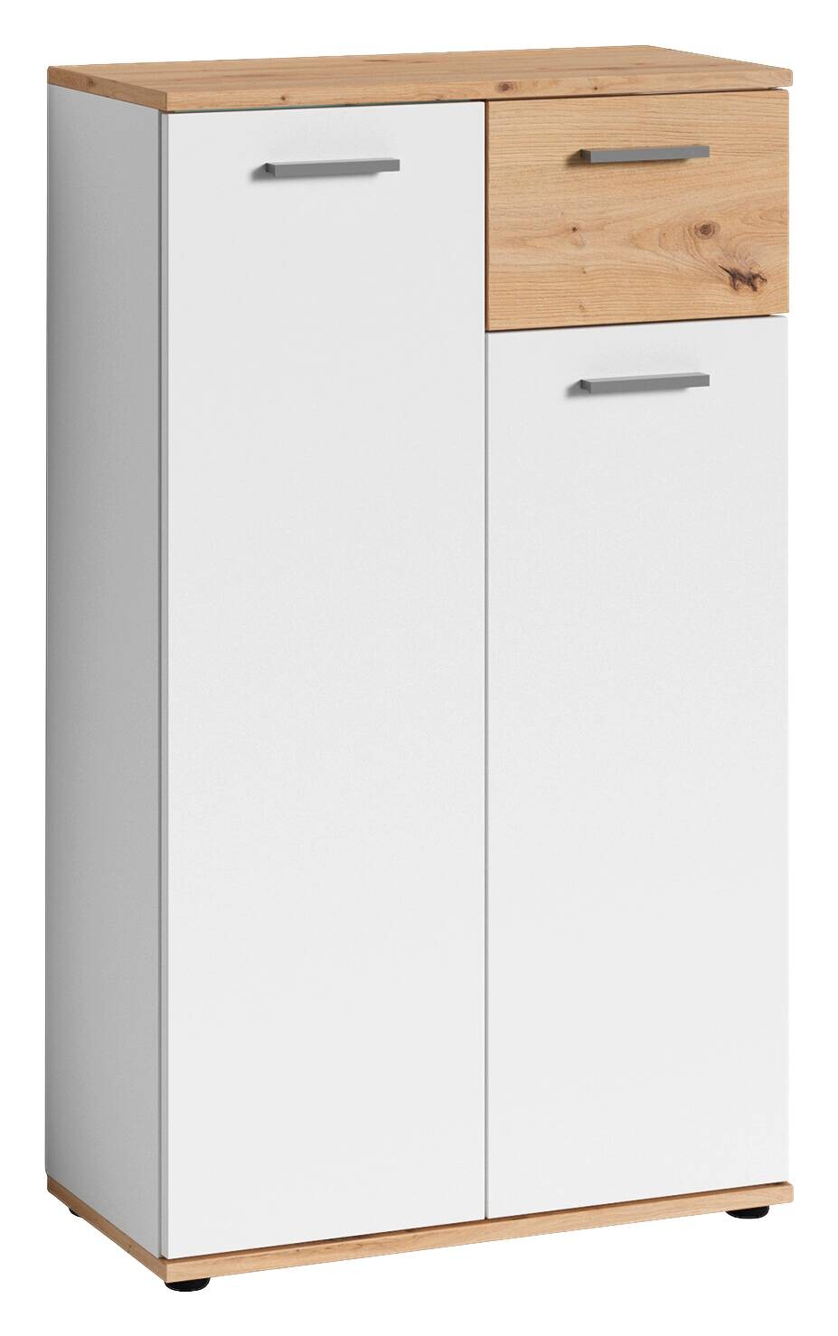 Garderobenset JAKOB Set 5-tlg. weiß Eiche