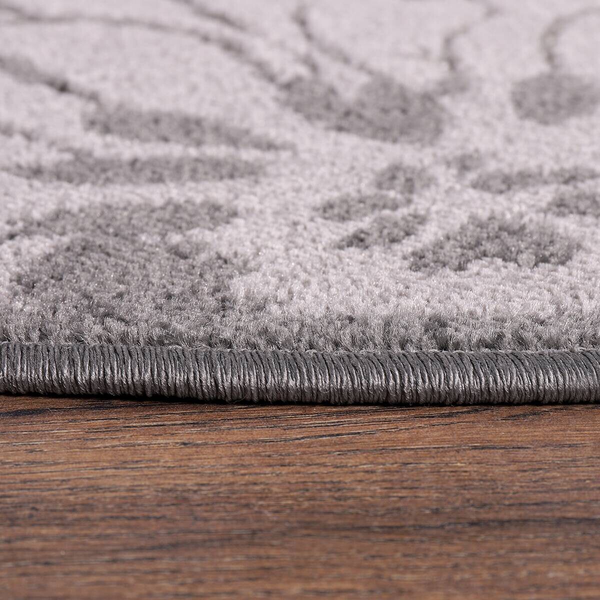 Sanat Outdoorteppich FLORAL grau B/L: ca. 150x150 cm