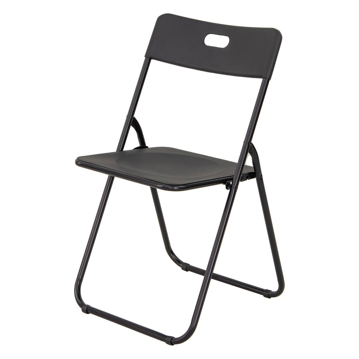 Klappstuhl Viva schwarz Kunststoff B/H/T: ca. 48,5x80x46 cm