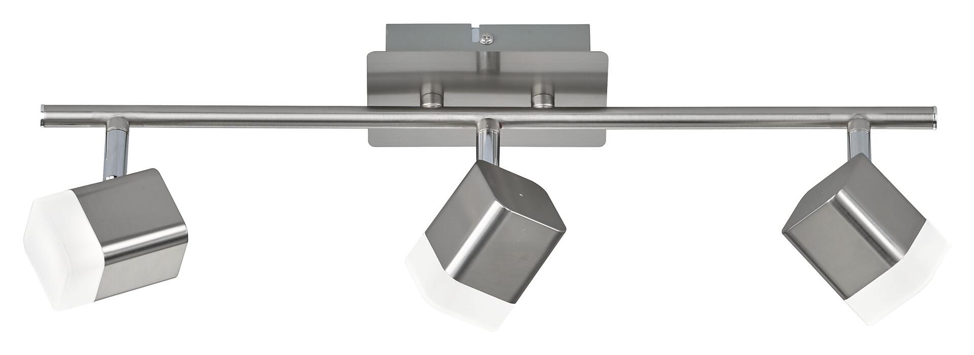 Spot nickel Metall B/H/L: ca. 48x15x9 cm 3 Brennstellen