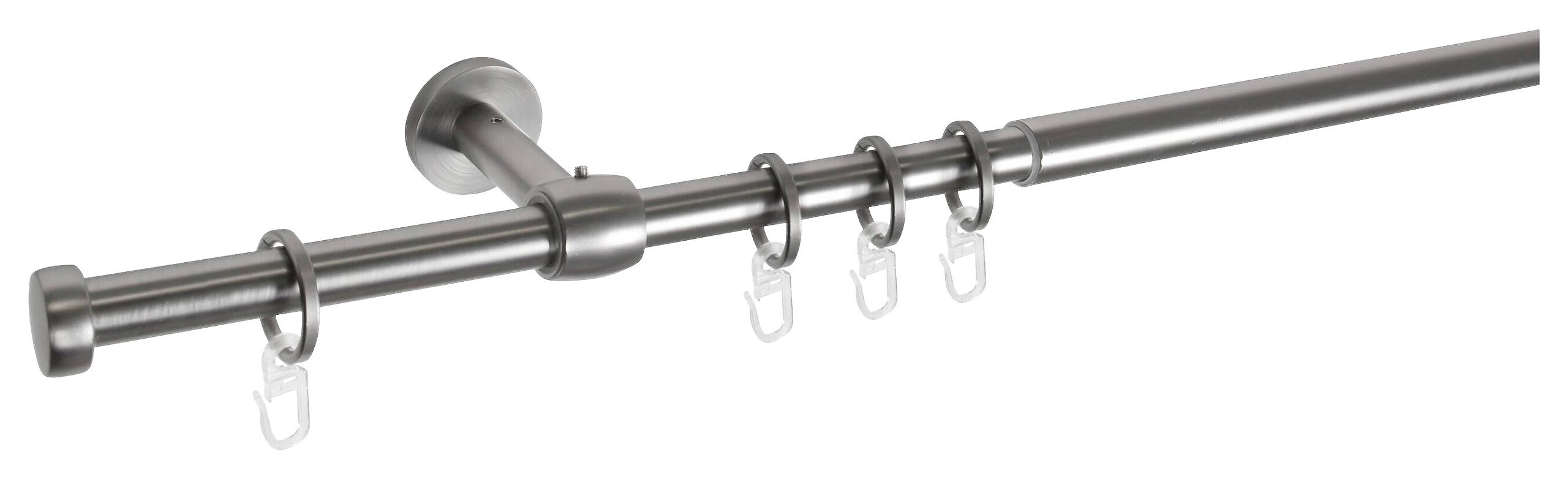 ondeco Stilgarnituren cap-noble Edelstahloptik Metall ausziehbar von ca. 160 bis 280 cm 1.0 Läufe