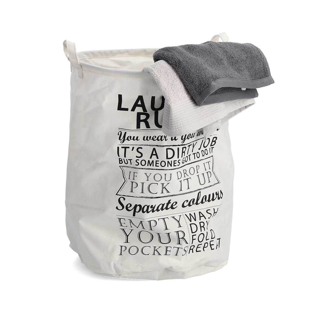 Zeller Wäschesammler Laundry Rules Zeller Wäschesammler Laundry Rules