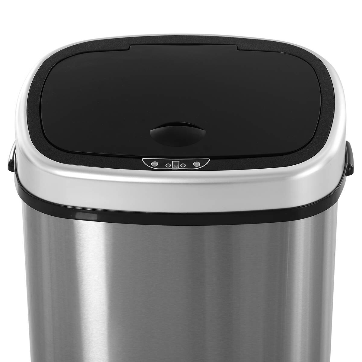 HOMCOM Abfalleimer silber B/H/L: ca. 28,9x68x40,9 cm