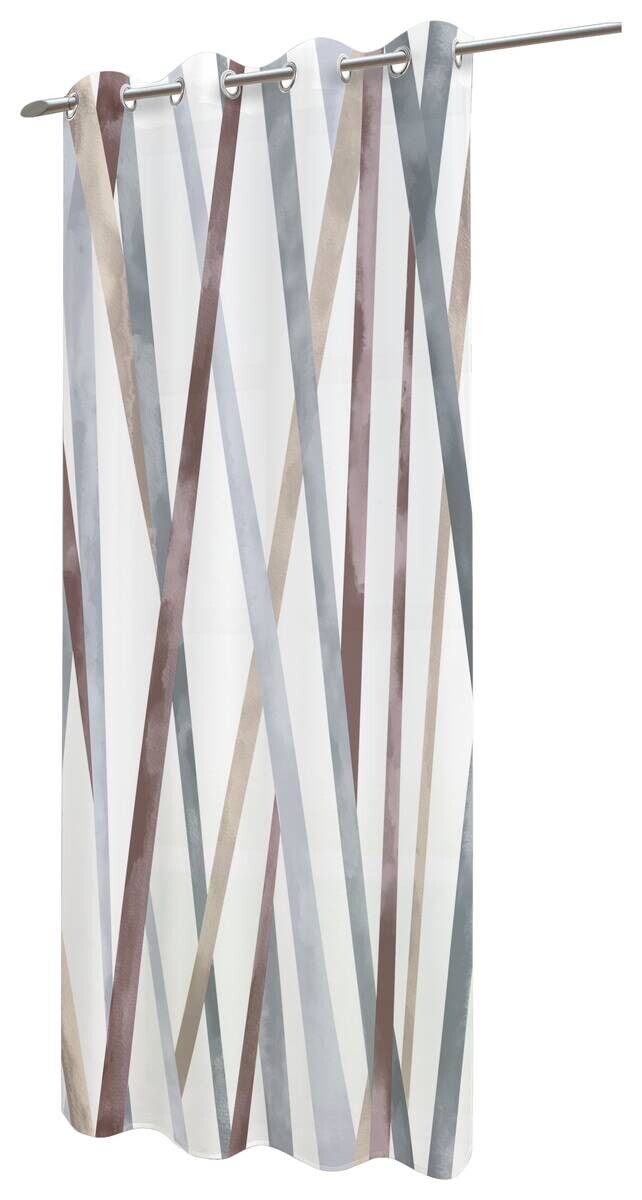 silver edition Ösenvorhang Melanie grau B/L: ca. 135x245 cm