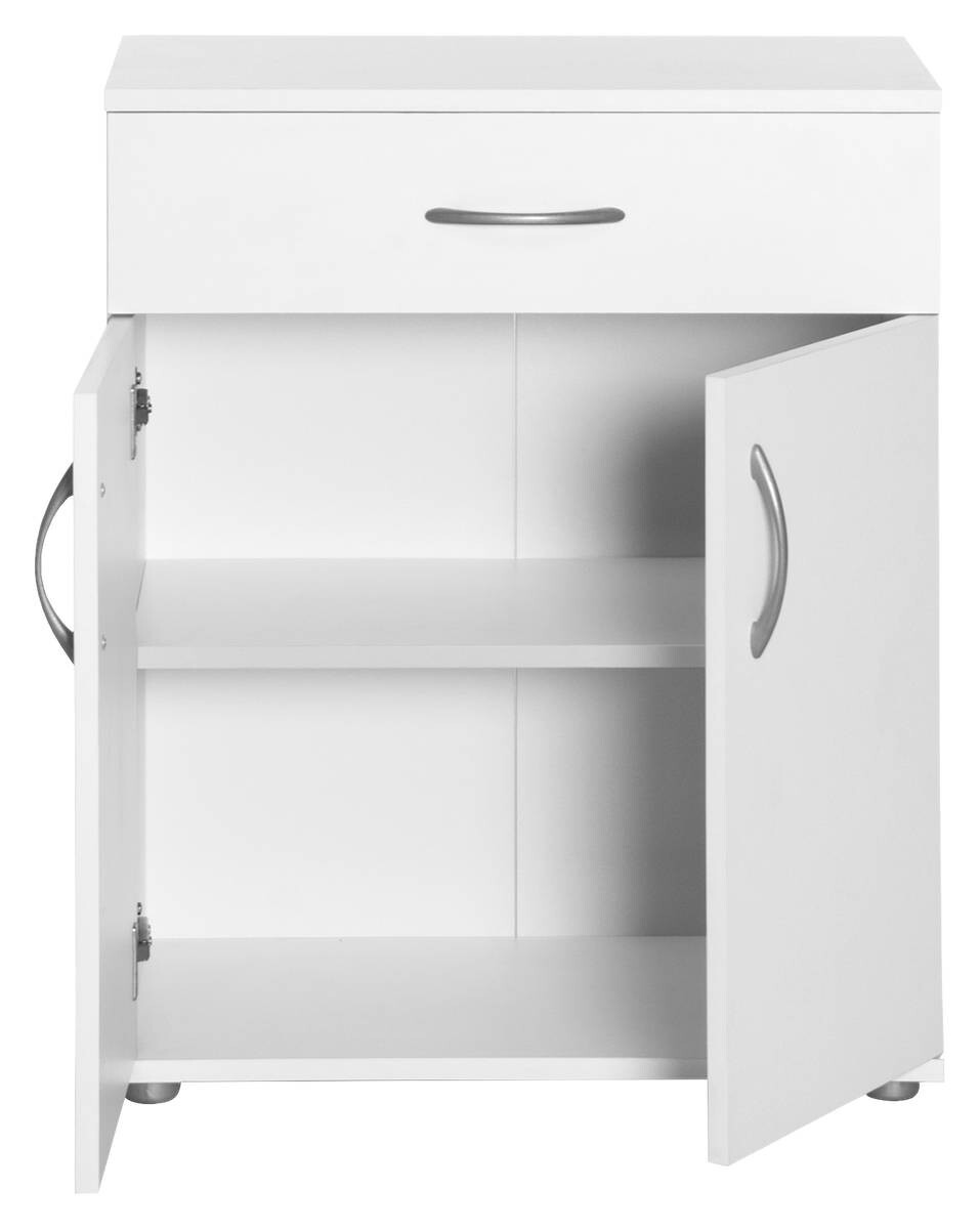 Kommode Peggy 2 weiß B/H/T: ca. 57x68,5x29 cm