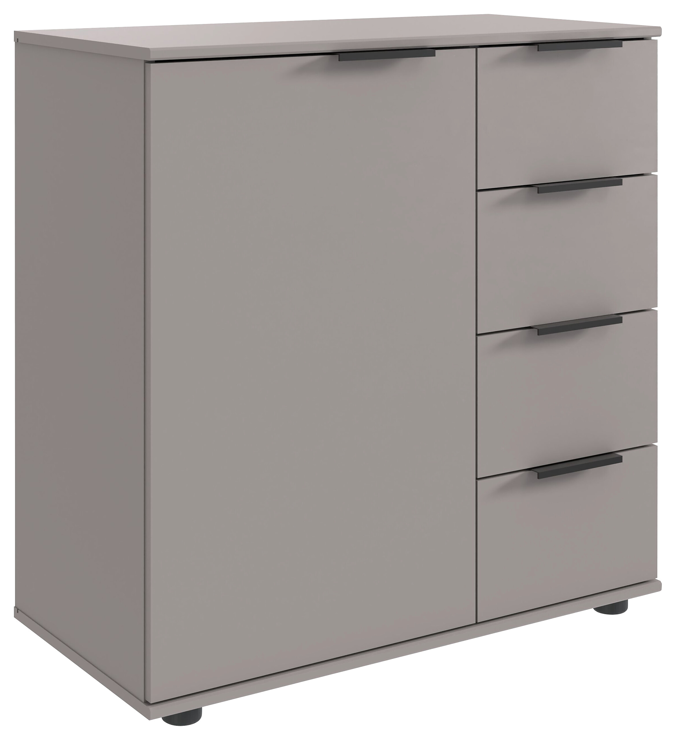 Kombikommode Tilburg Sahara grau B/H/T: ca. 81x83x41 cm