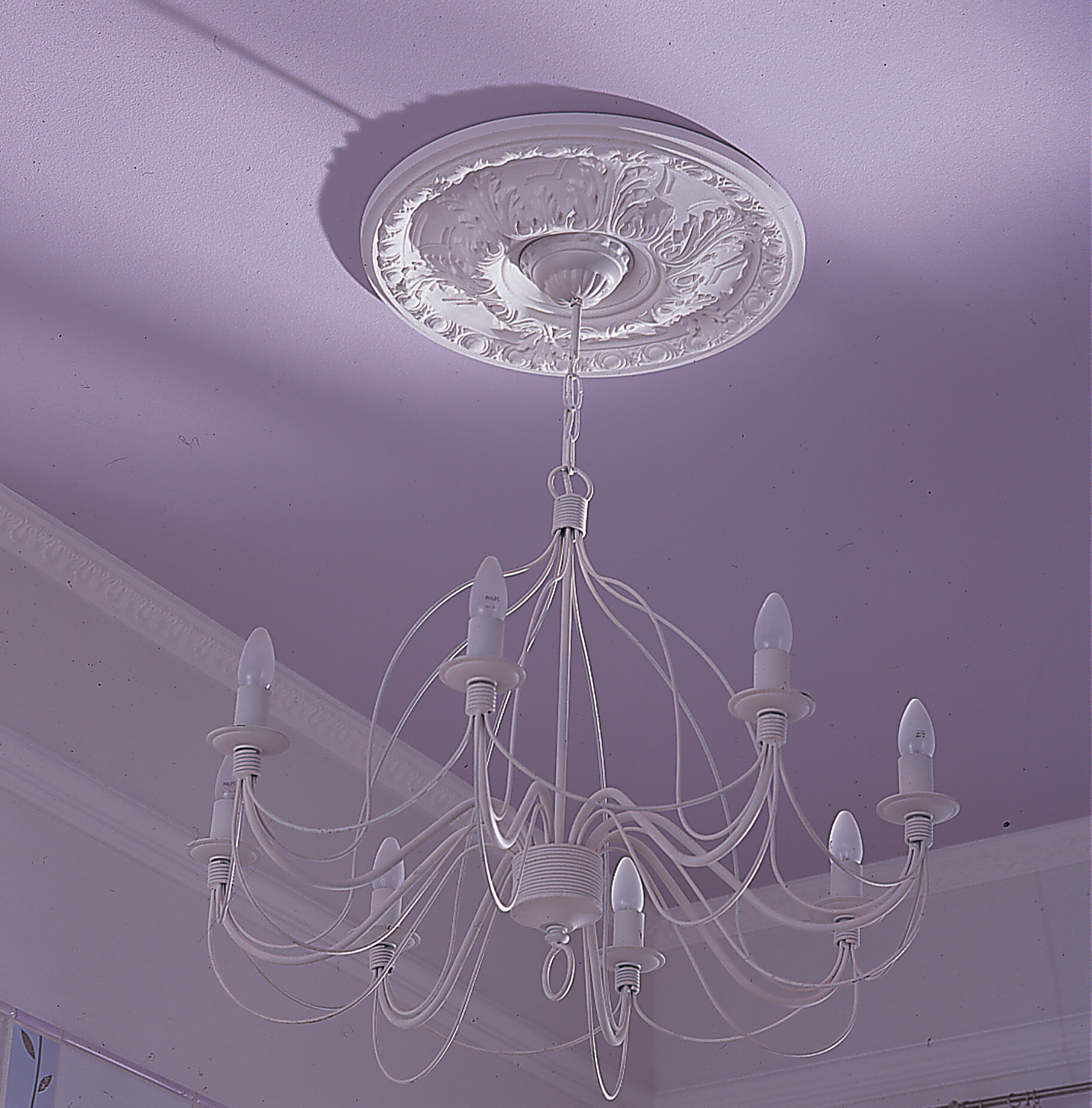 Rosette Danielle weiß D: ca. 30 cm