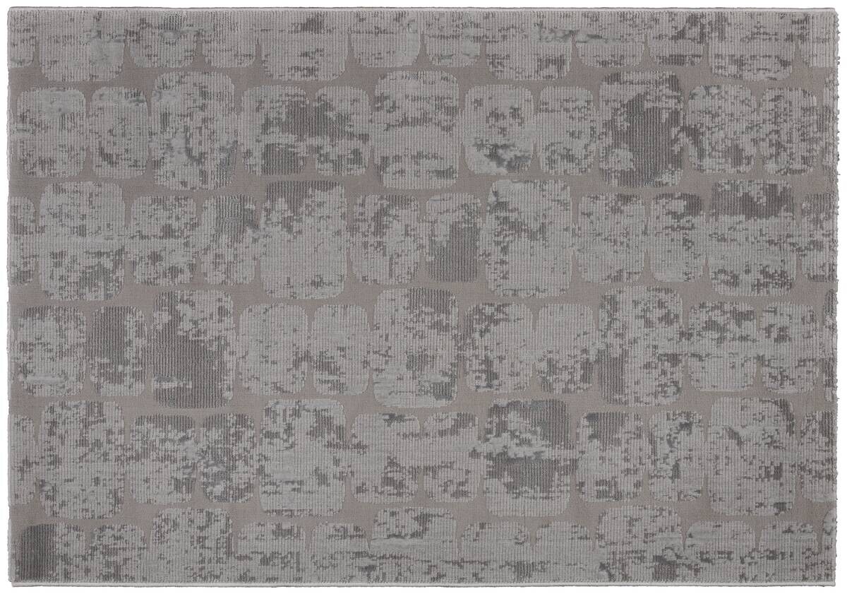 Webteppich Costa grau B/L: ca. 120x170 cm