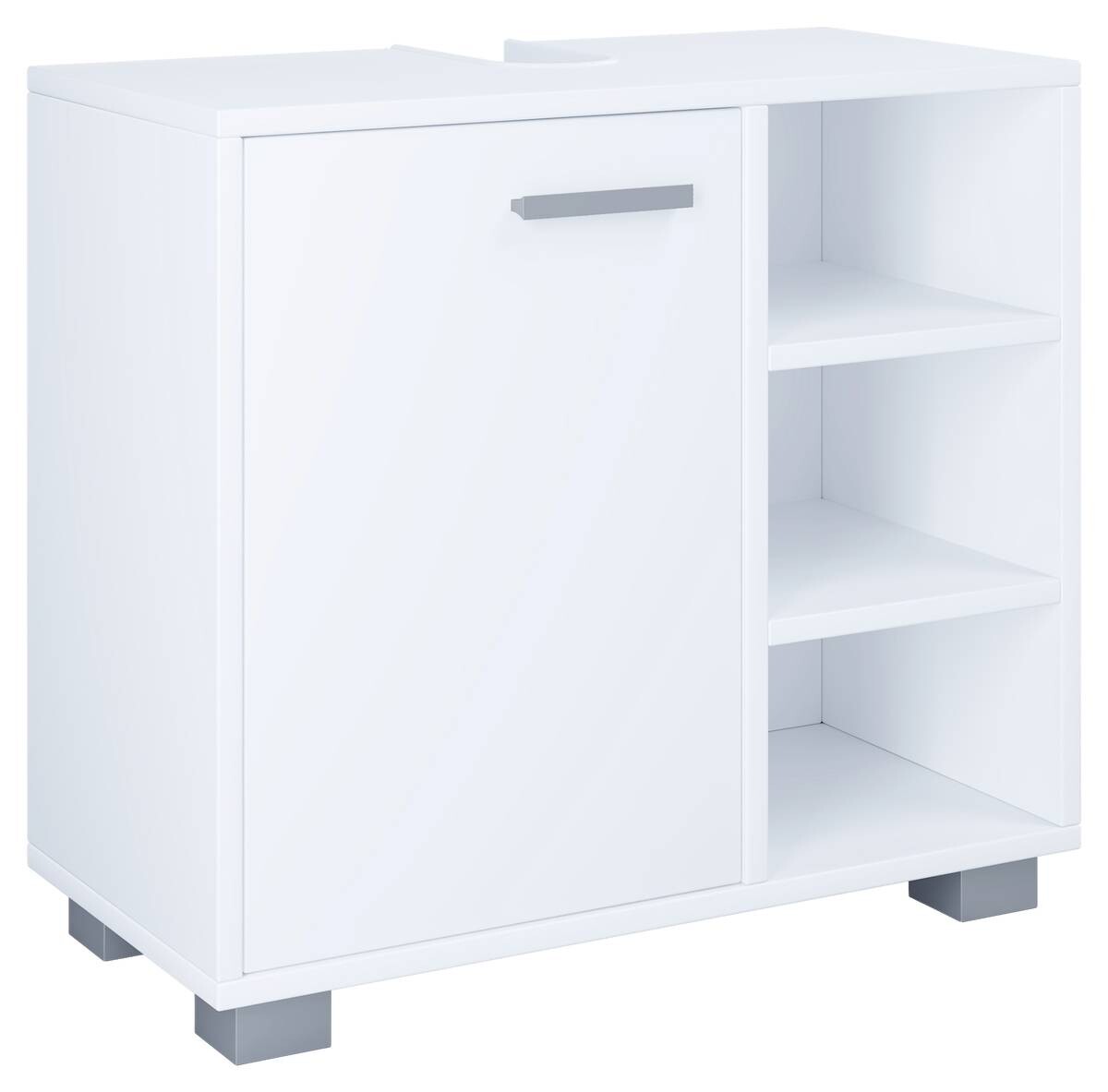 Waschbeckenunterschrank Zalo weiß B/H/T: ca. 60x55x30 cm