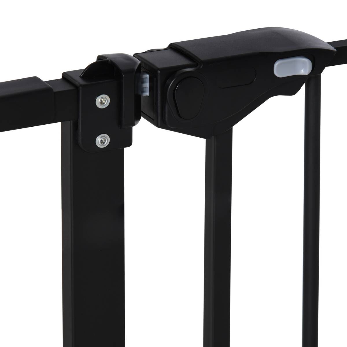 PawHut Absperrgitter schwarz Kunststoff B/H/L: ca. 2x76,2x136,3 cm