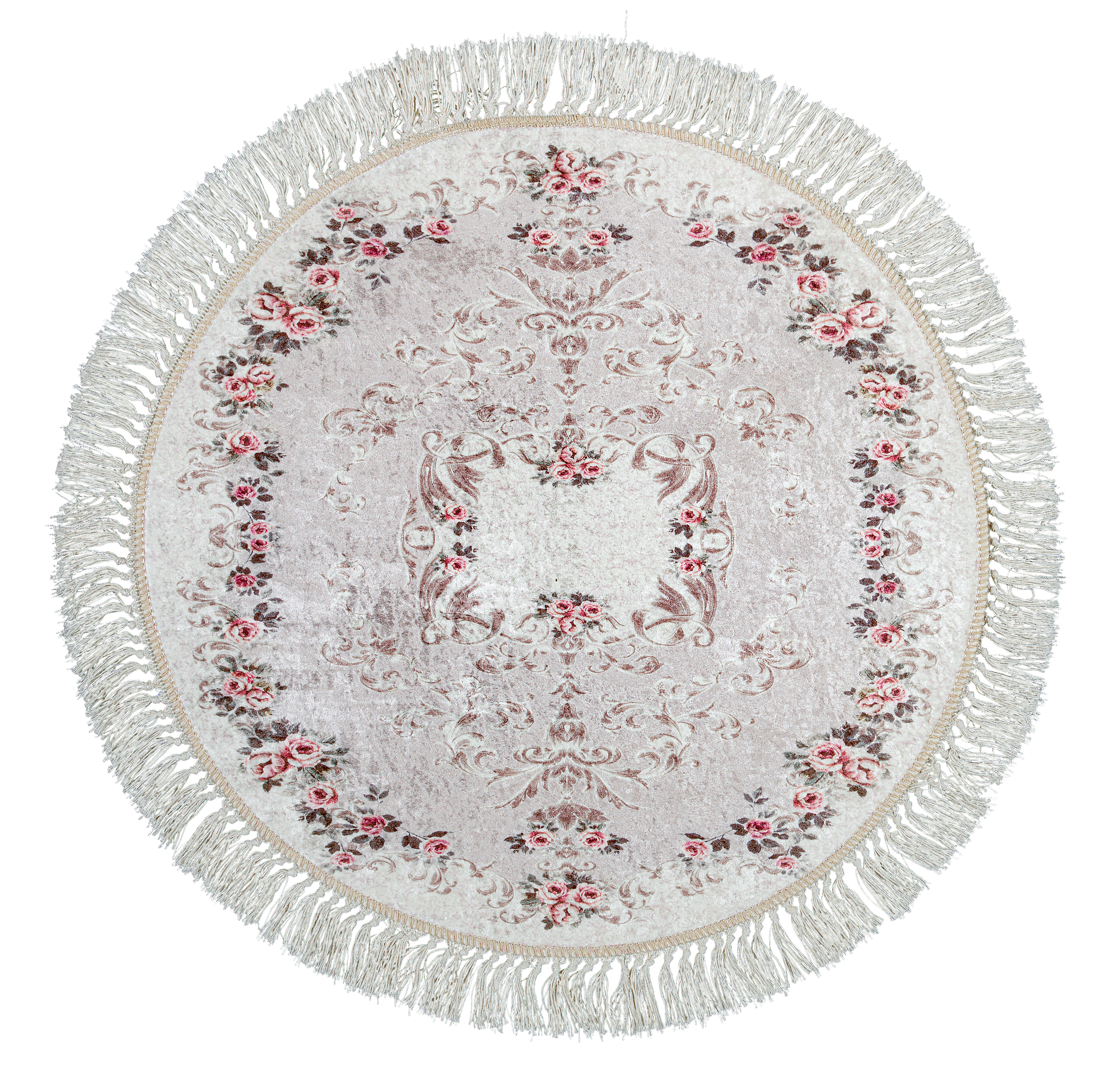 Druckteppich Sunshine rosa D: ca. 67 cm Druckteppich Sunshine rosa D: ca. 67 cm