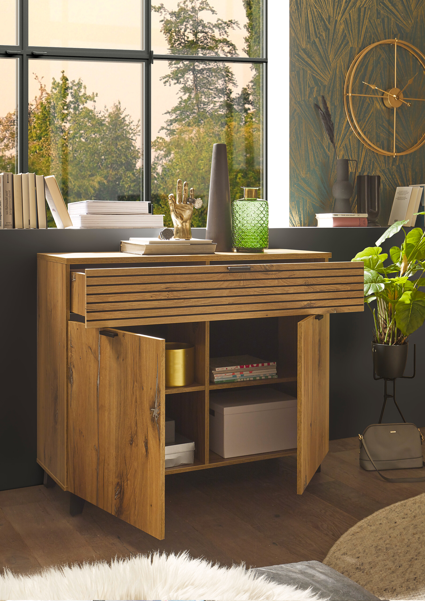 Kommode Trattino Oak B/H/T: ca. 111x91x40 cm
